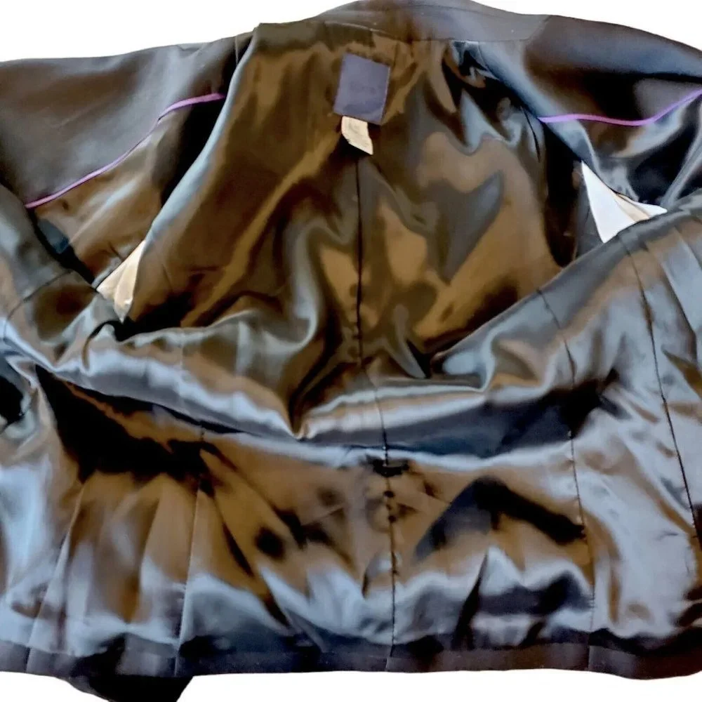 Y2K J. Crew Women's Black Super 120's 100% Wool Blazer Jacket‎ 2 Button Size 4